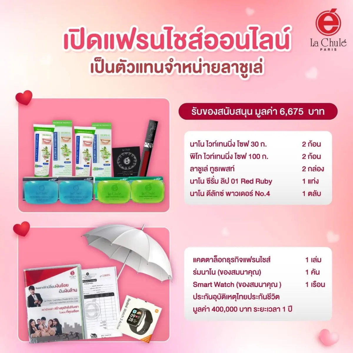ร่วมลงทุนธุรกิจแฟรนไชส์ออนไลน์ เดือนกุมภาพันธ์ 2568