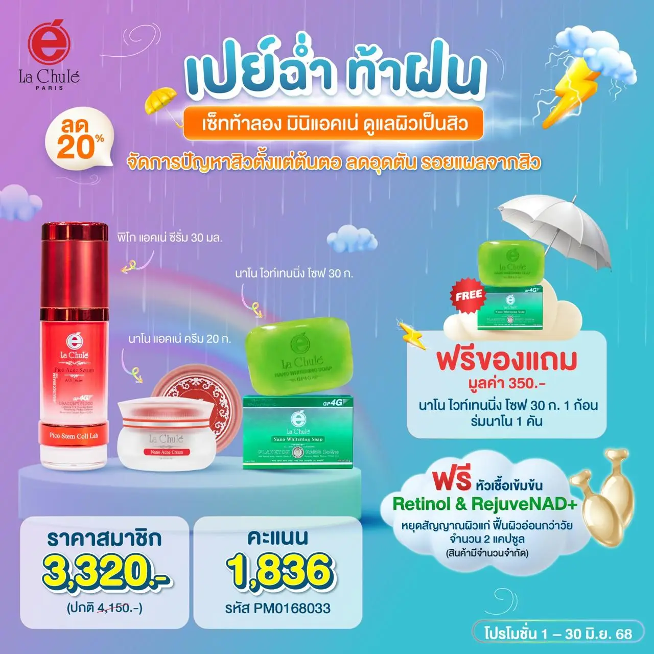 เซ็ทท้าลอง มินิแอคเน่ ดูแลผิวเป็นสิว 