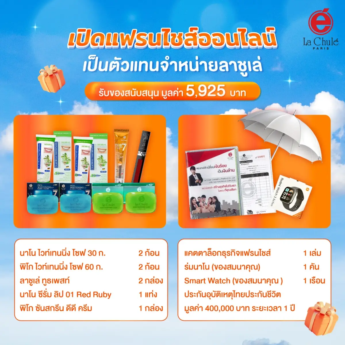 ร่วมลงทุนธุรกิจแฟรนไชส์ออนไลน์ เดือนกันยายน 2568